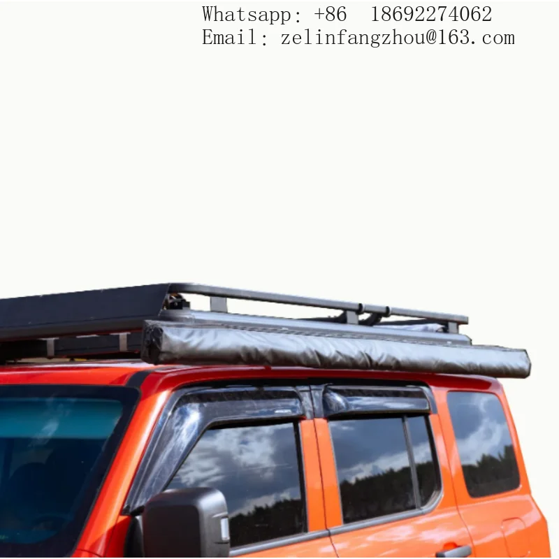Telescopic Waterproof Sunscreen Side Roof Awning Camping Tent Fit For Tank 300 Off-Road Heavy Duty Quick Setup