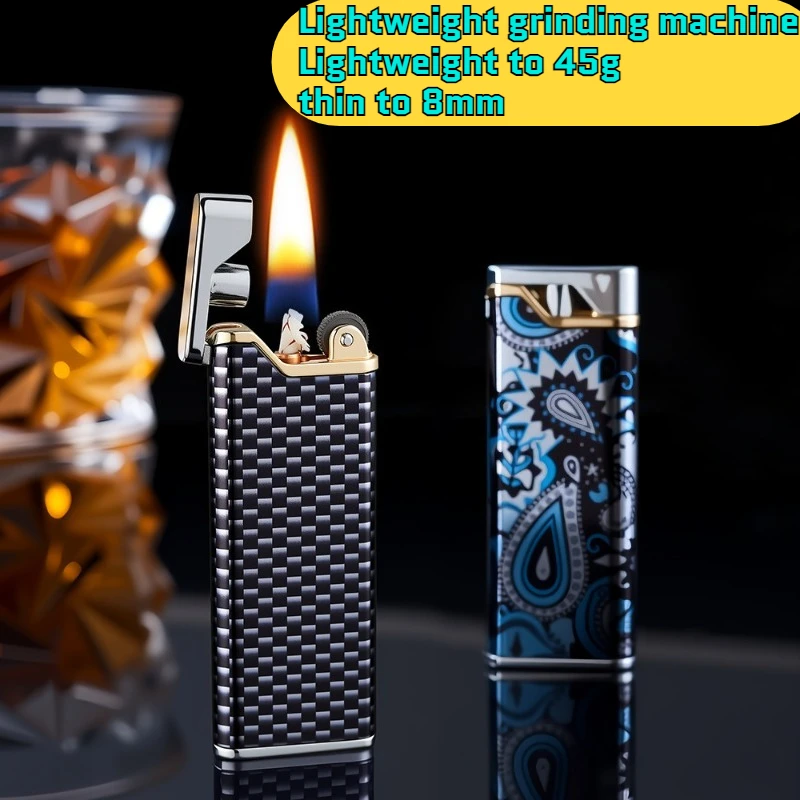 

Новая гальваническая зажигалка для цветов, ультратонкая зажигалка для шлифовального круга, ветрозащитная, портативная, прочная, высокоэстетичная зажигалка