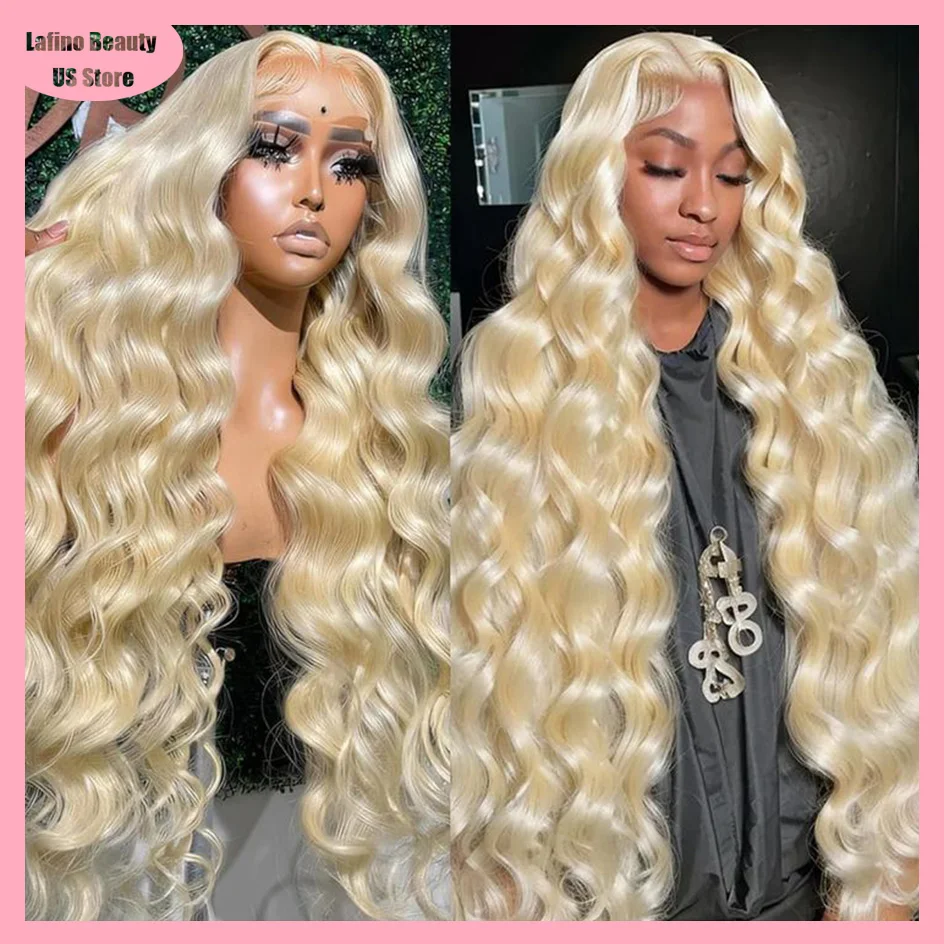 Lafino 613 Human Hair Wig Body Wave Lace Front Wig 13x4 Hd Lace Frontal Wigs 13x6 Loose Body Wave Honey Blonde Brazilian Hair