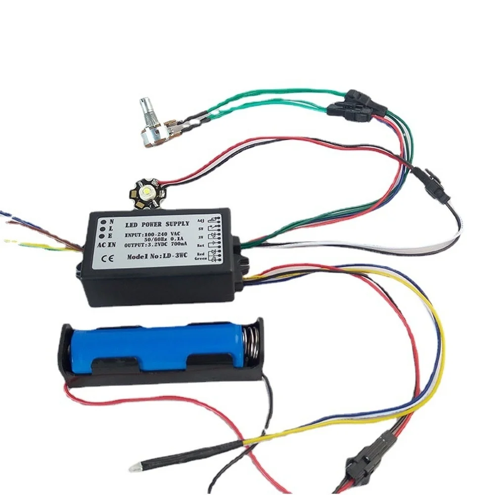 Rechargeable Lamp 3W LED Light Built-in Dimming Function For Microscope Observation Built-in Dimming LED Light LED Light