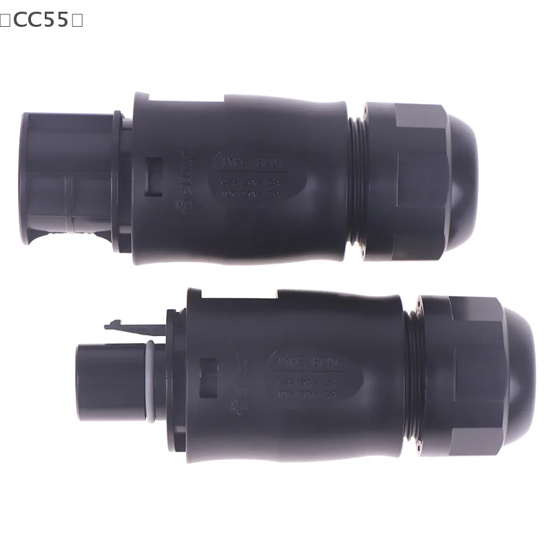 〔CC55〕BC01 3 Pin Connector AC Male Female IP68 Solar Grid Tie Micro Inverter Hoymiles Deye APsystems Panel Power Setup Adapter