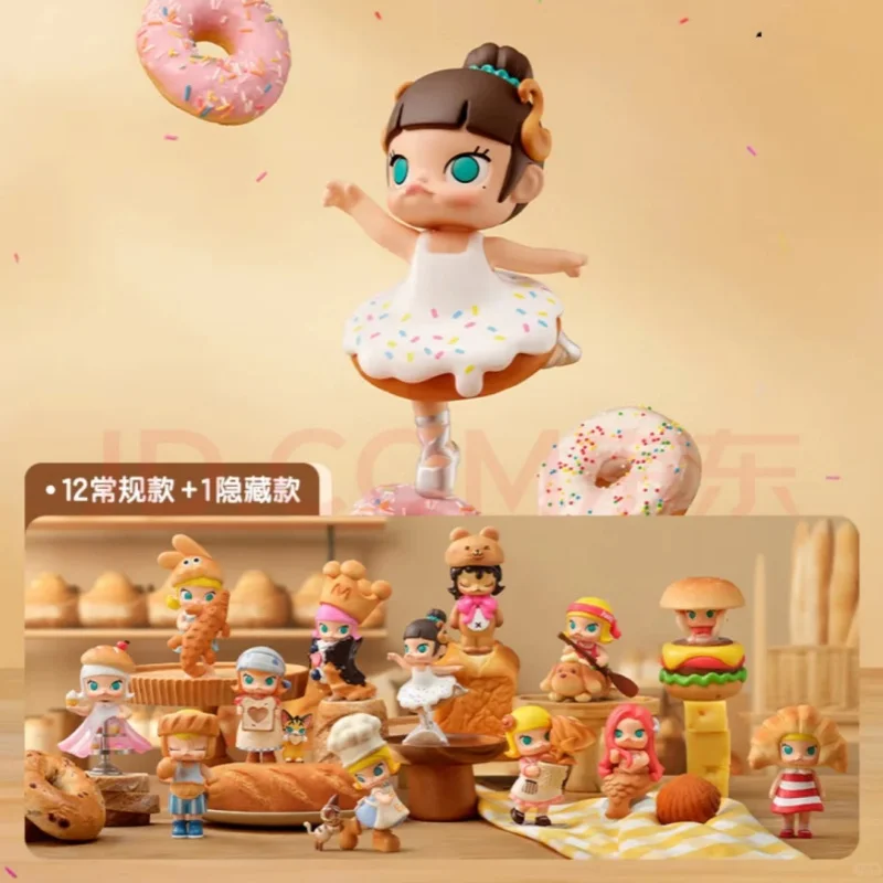 New Molly Breadhead Series Blind Box Dolls Cute Molly Mystery Box Tide play cute tabletop pieces decorated Christmas gift model