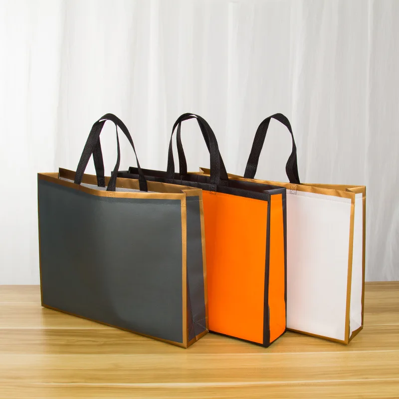 

Reusable Takeaway Bag Eco Bag Shopping Bag Grocery Bag Shopping Pouch Folding Bag Film Non-woven Fabric Coated Storage