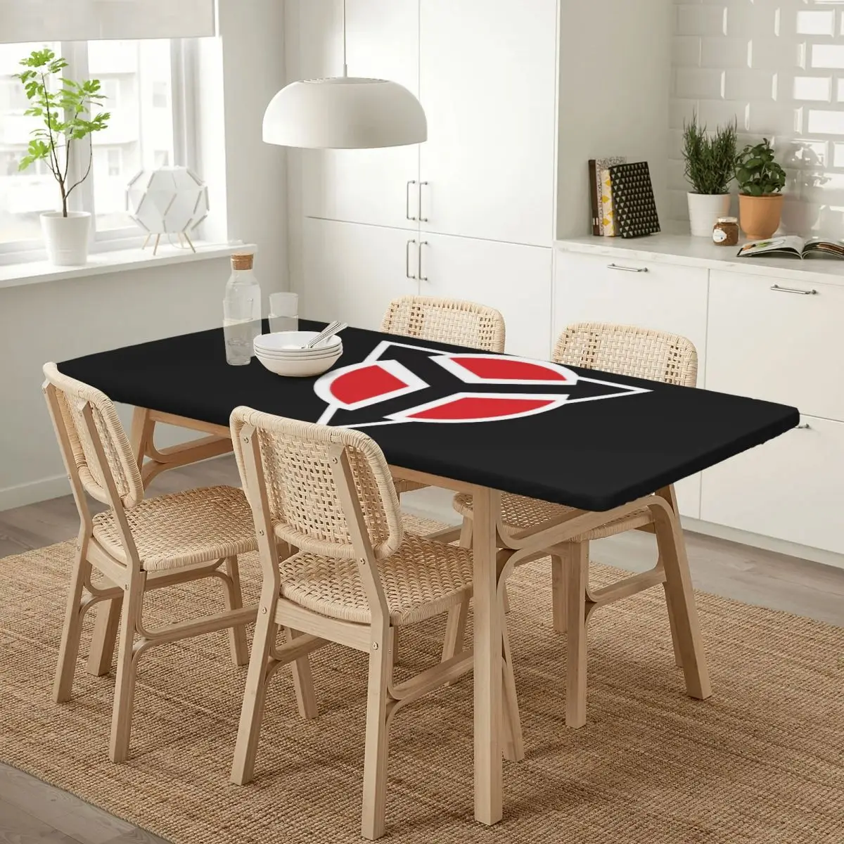 Killzone Helghast Insignia Custom Rectangular Tablecloth Waterproof Table Cover for Festival Party Decorations Table Cloth