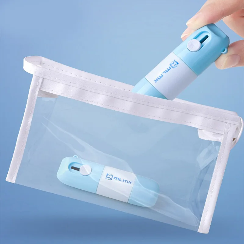 2 in 1 Eraser Labels Packages Courier Opener Mini Letter Envelope Openers Cute Brief Opener Box Cutter KXD01