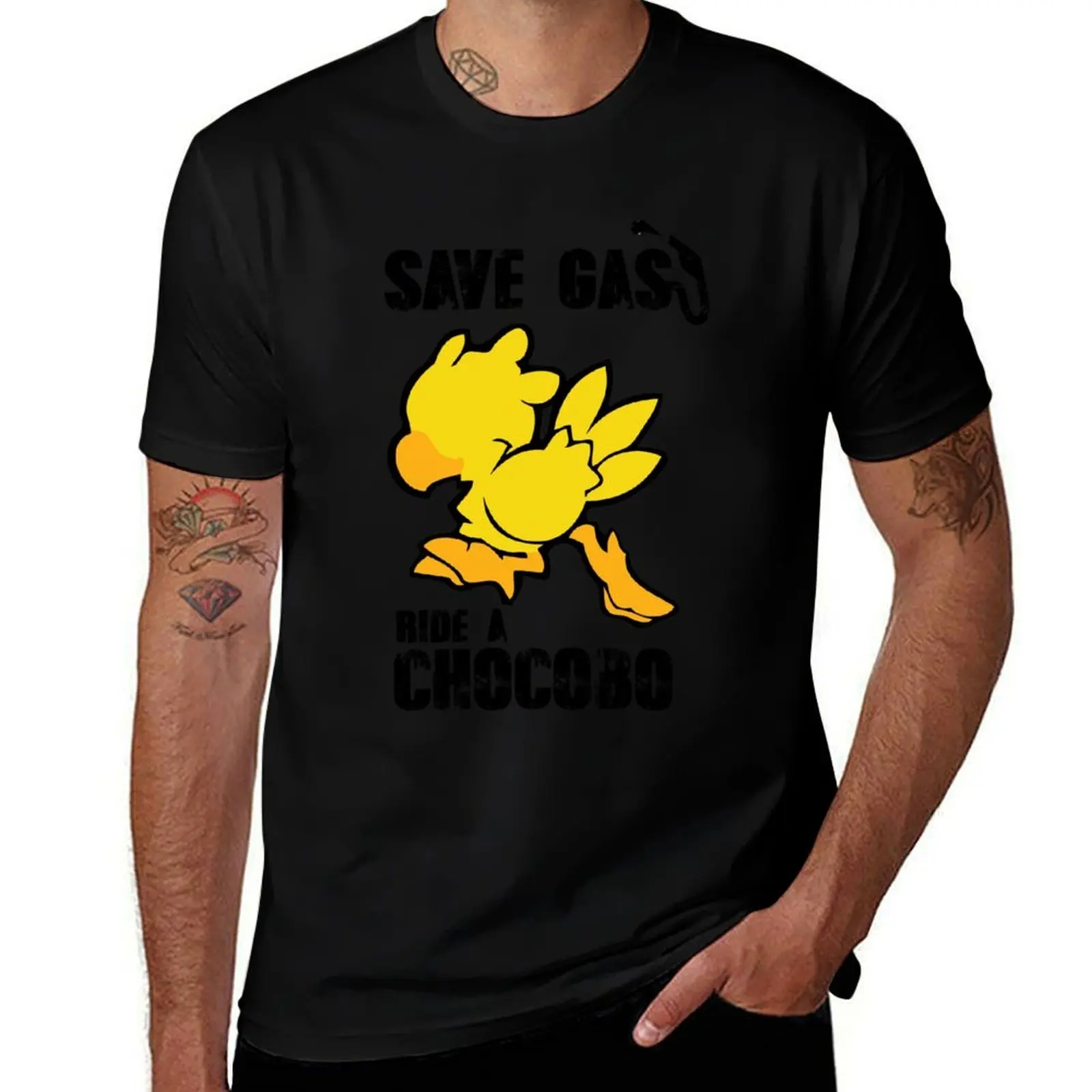 Chocobo! T-Shirt Stain Resistant Casual Tee T-Shirt