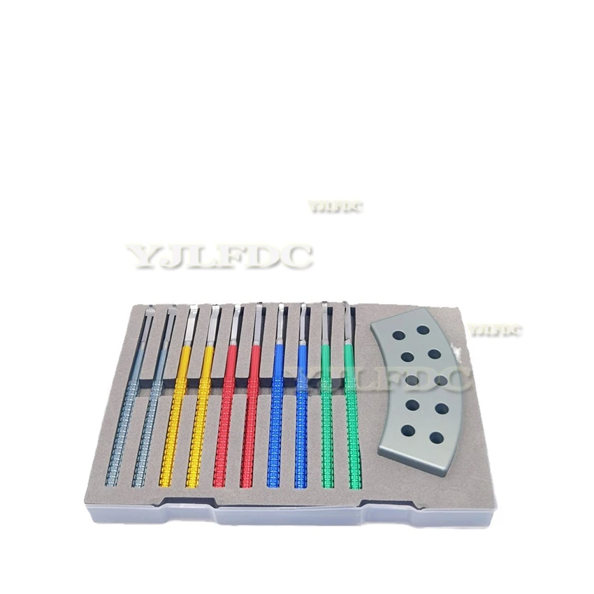 High quality 10PCS watch pointer removal tool with all metal strap base suitable for various mechanical movements  maintenance