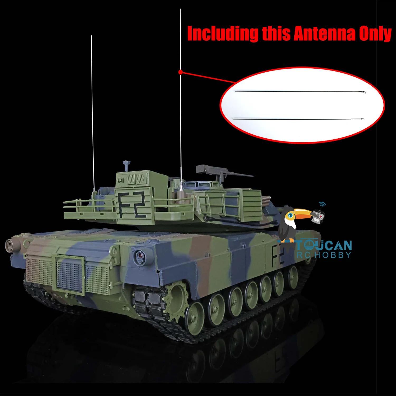 Heng Long Common Parts Antenna Spare for 1/16 RC Tank  Tiger I USA M4A3 Sherman Remote Control Model Only the Antenna