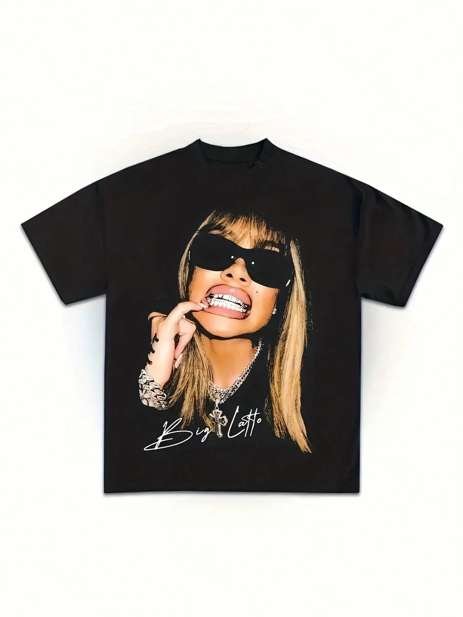 

Pure Cotton Big Latto Graphic Poster T-Shirt Heat Transfer Printed