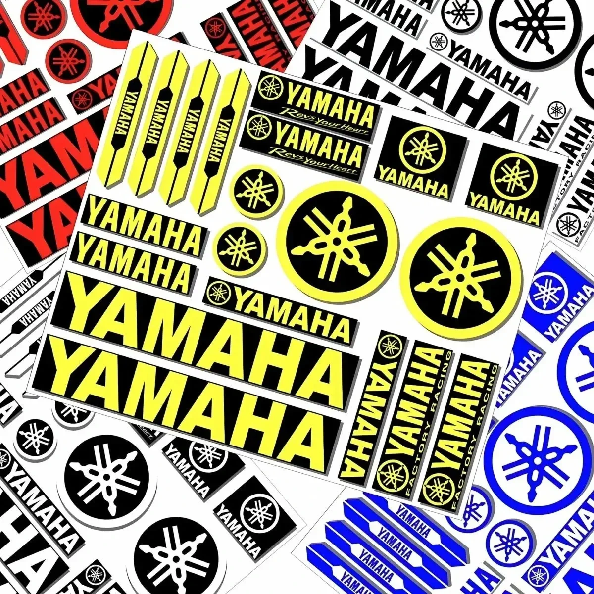 New Motorcycle Side Strip Bike Helmet Sticker Car Styling Vinyl Decal for YAMAHA Motorcycle Sticker Decoration Car Sticker