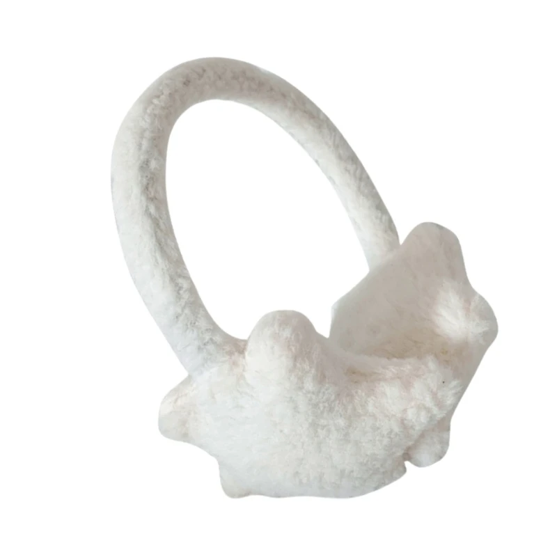 Cache-oreilles en forme d'étoile en peluche, couvre-oreilles pour temps froid, protège-oreilles pour activités hivernales pour