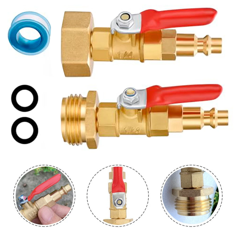 

Быстрая и простая установка портативного латунного комплекта адаптеров для выдувания фургона с возможностью зимнения и всех необходимых деталей.