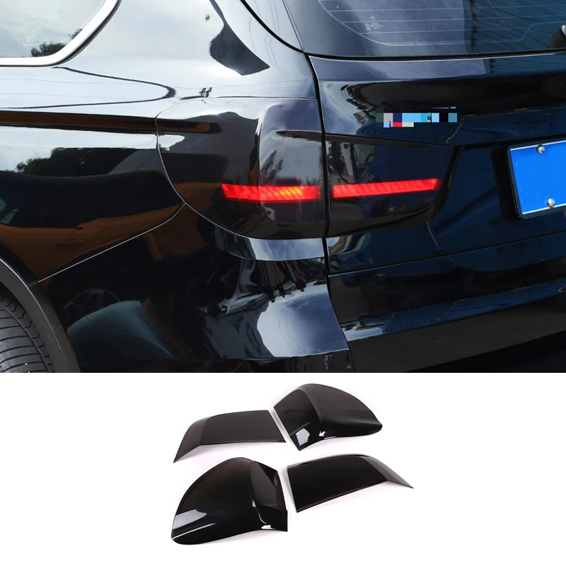 

For BMW X5 F15 Blackened Car Rear Tail Light Turn Signal Trim Cover Sticker Car Accessories ABS 2014 2015 2016 2017 2018
