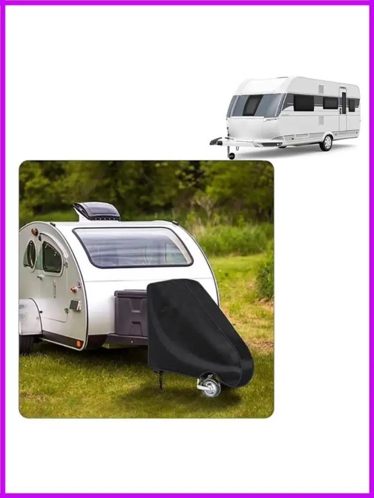 R9CC Caravans Cover for Tow Towing Trailer Hitch Drawbar Coupling Lock Waterproof