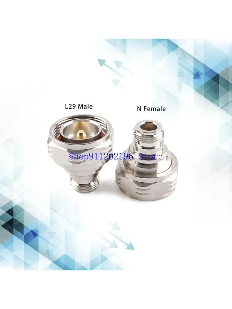 

P82A L29 7/16 DIN «папа» на N «мама» Кабельные разъемы Гнездовой порт Прямые коаксиальные разъемы Адаптер для сети