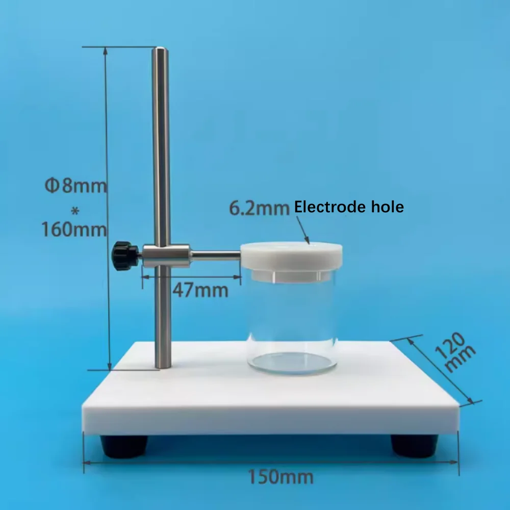 Stainless steel electrode stand/clamping and fixing electrode device/(without electrode)