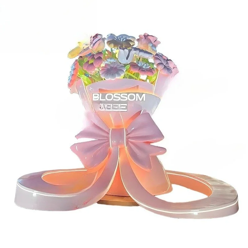 

Exterior decoration simulation flower ornament cafe shopping mall