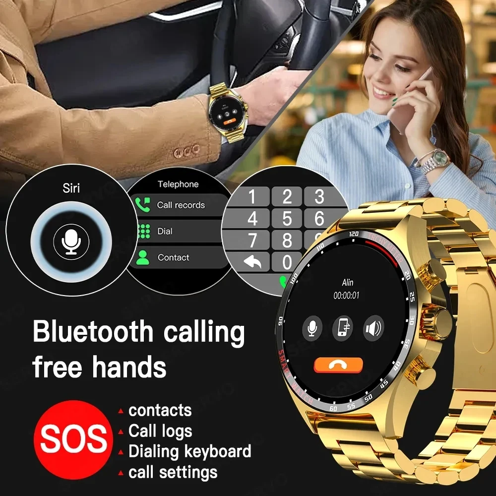 2024 Smart Watch SK27 Men BluetoothCall Compass NFC AI Voice 400mAh BigBattery Fitness sport Smartwatch per Android IOS XIAOMI