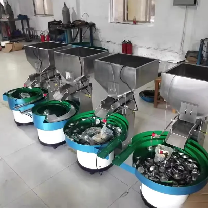 Suzhou Kunshan vibration disc automatic feeding precision aluminum disc screening lifting silo vibration feeder in China