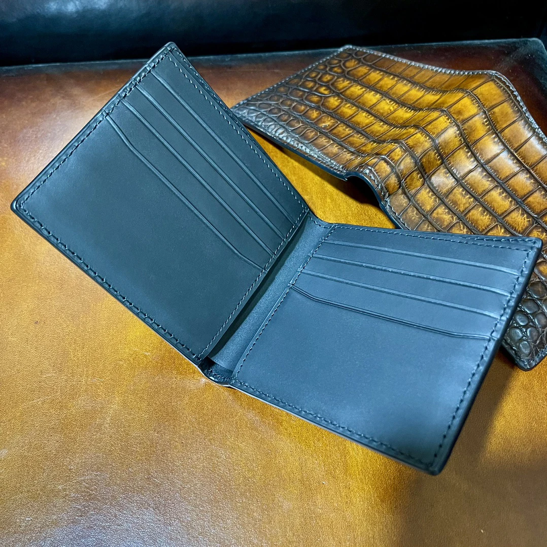 DIMY 2025 men's short wallet made of genuine leather business minimalist wallet casual wallet