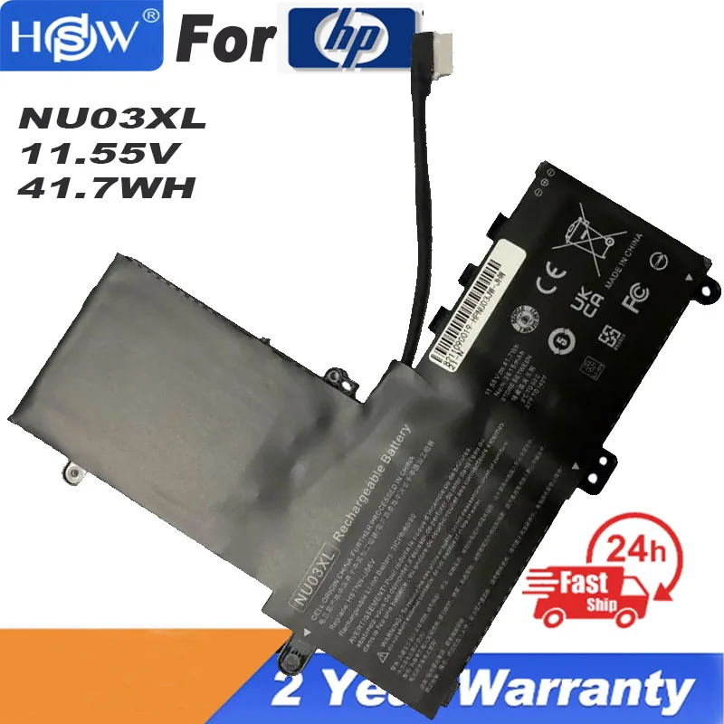 NU03XL Laptop Battery For HP Pavilion x360 Convertible PC 11-U014UR HSTNN-UB6V TPN-W117 TPN-C128 843536-541 844201-850