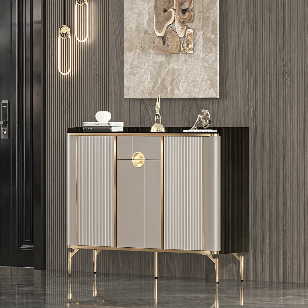 Light Luxury Clothings Cabinet Drawer Type Storage Shoes Vertical Entrance Hall Shoemaker Simple Modern Household Furniture