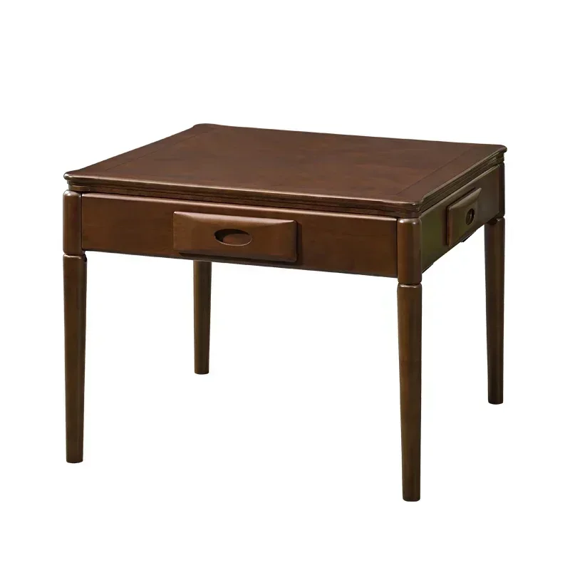 Bird Brand [Rubber Solid Wood] Mute Intelligent Mahjong Machine Automatic Chinese Furniture Dining Table Dual-Use Mahjong Table