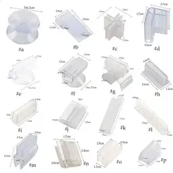 Pvc Supermarket Shelf Label Wire Edge Sign Holder Card Clamp Poster Hanger Supergrip Price Tag Info Ticket Snap | Loripos