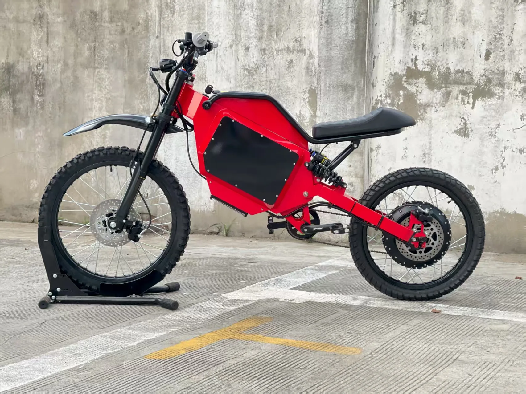 2026 Hot Sale SS80 Brushless Electric Dirt Bike Full Suspension 84V 73AH Lithium Battery CE/ Certified Rear Hub Carbon Steel