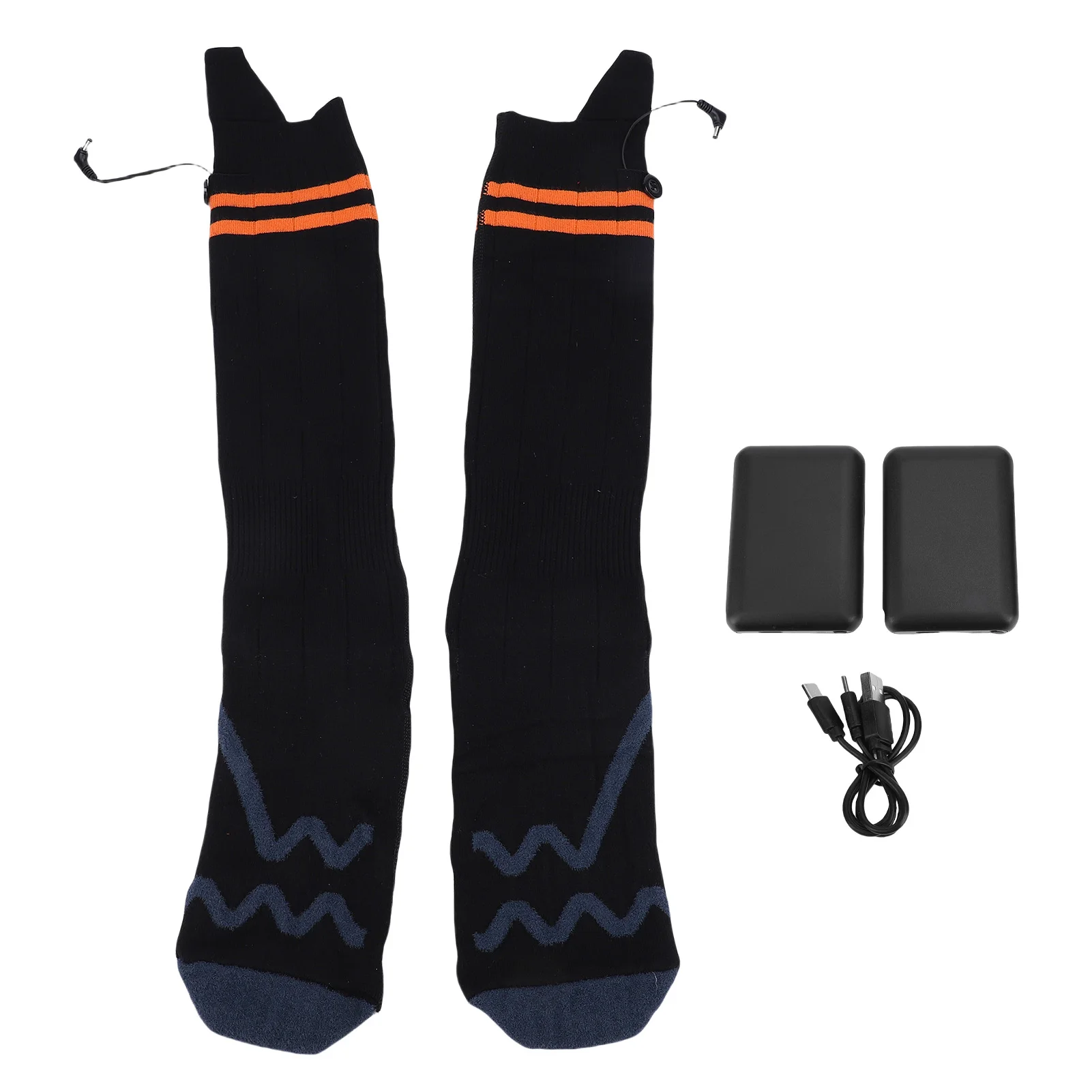 

Heated Socks Electric Heated Socks Rechargeable Thermal Socks for Winter Outdoor Work Skiing Camping 4 Temperature Settings