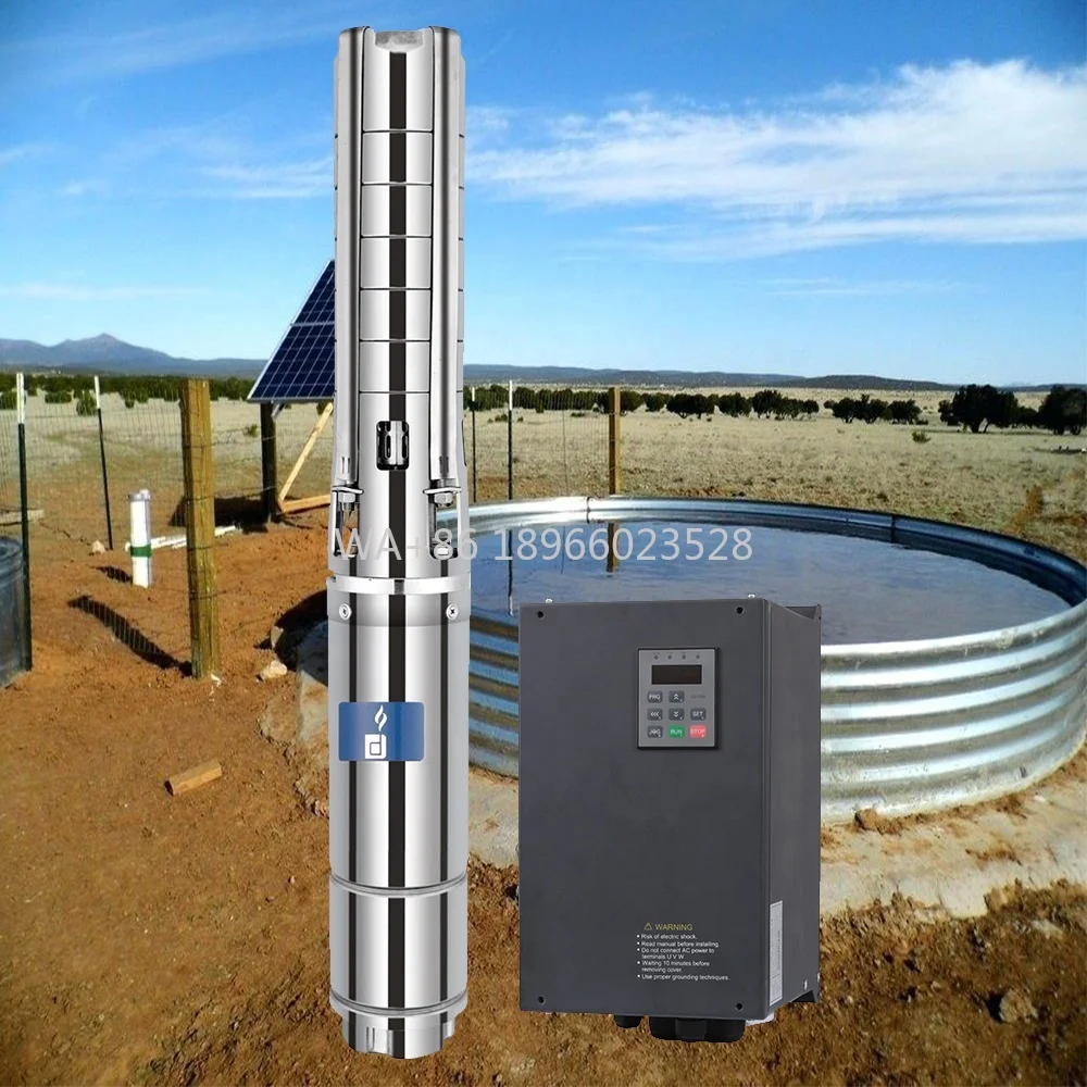 

DC Solar Powered Water Pump for Irrigation 4000w 70m3/h 6inch Large Flow Multistage