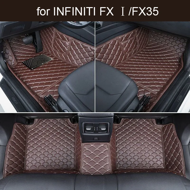 

Автомобильные коврики для INFINITI FX Ⅰ/FX35 2002-2008, аксессуары, индивидуальные автомобильные коврики