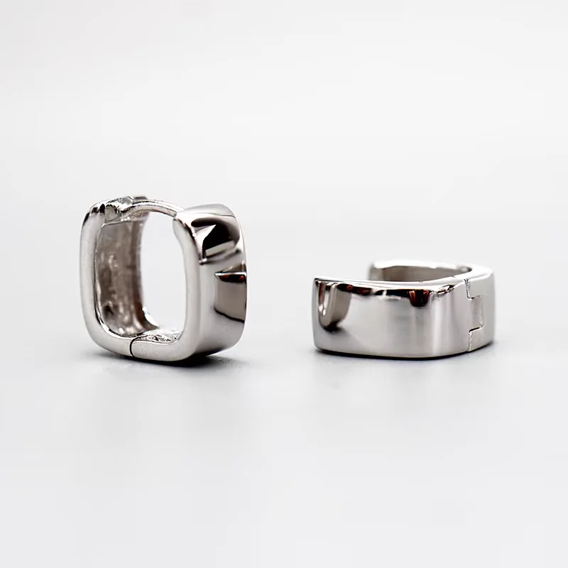 

Высококачественные японские корейские серьги квадратной формы, модный широкий квадратный дизайн, уникальные серебряные украшения для женщин