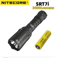 NITECORE SRT7i Flashlight 3000 Lumens Brightness Adjustment Lamp Tactical Rechargeable Smart Torch Light with 5000mAh Battery