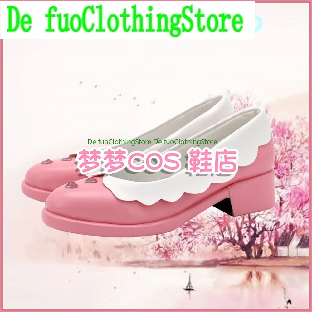 

Defuo NEKOPARA Chocolate Vanilla Обувь для косплея Сапоги Аниме Рождественская игра Аниме Магазин обуви на Хэллоуин