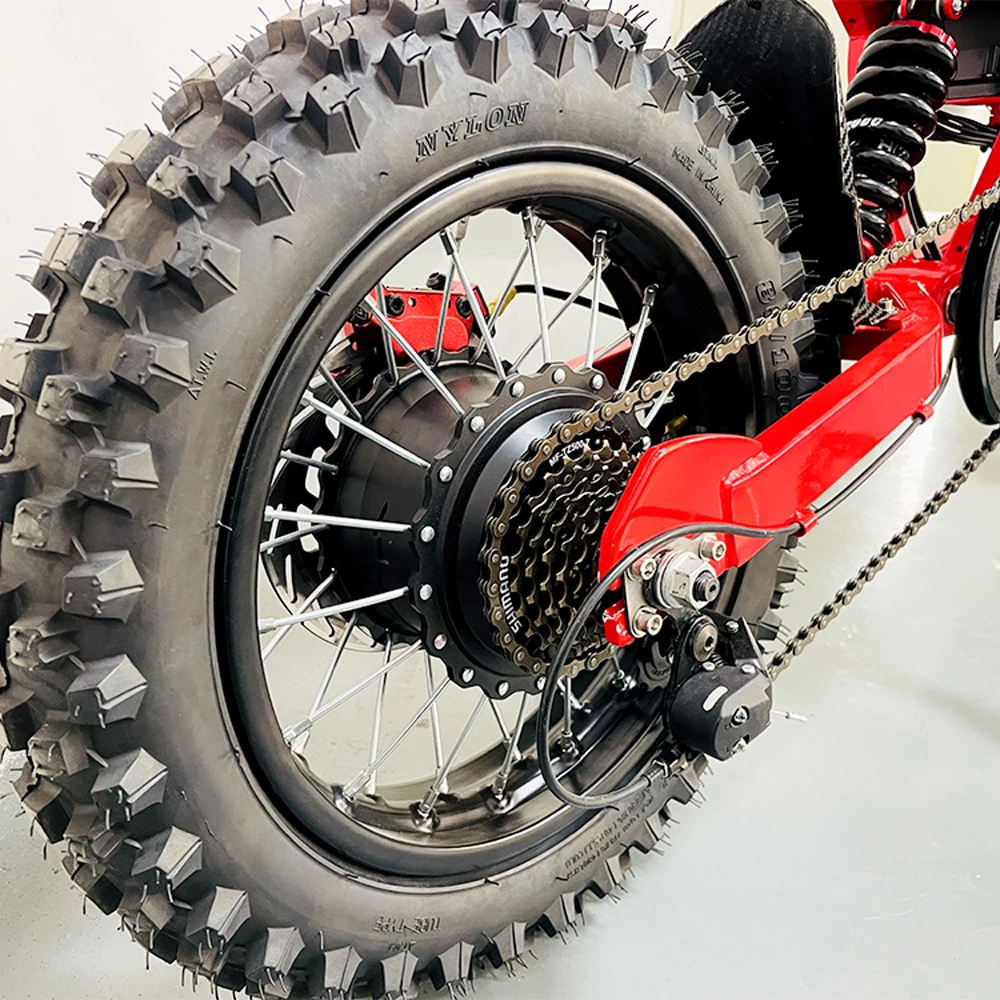 Fat Boy Electric Mountain Bike for Children 12 Years Kids Boy Fat Tire Electric Bicycle E Bike Manufacturer China image 5