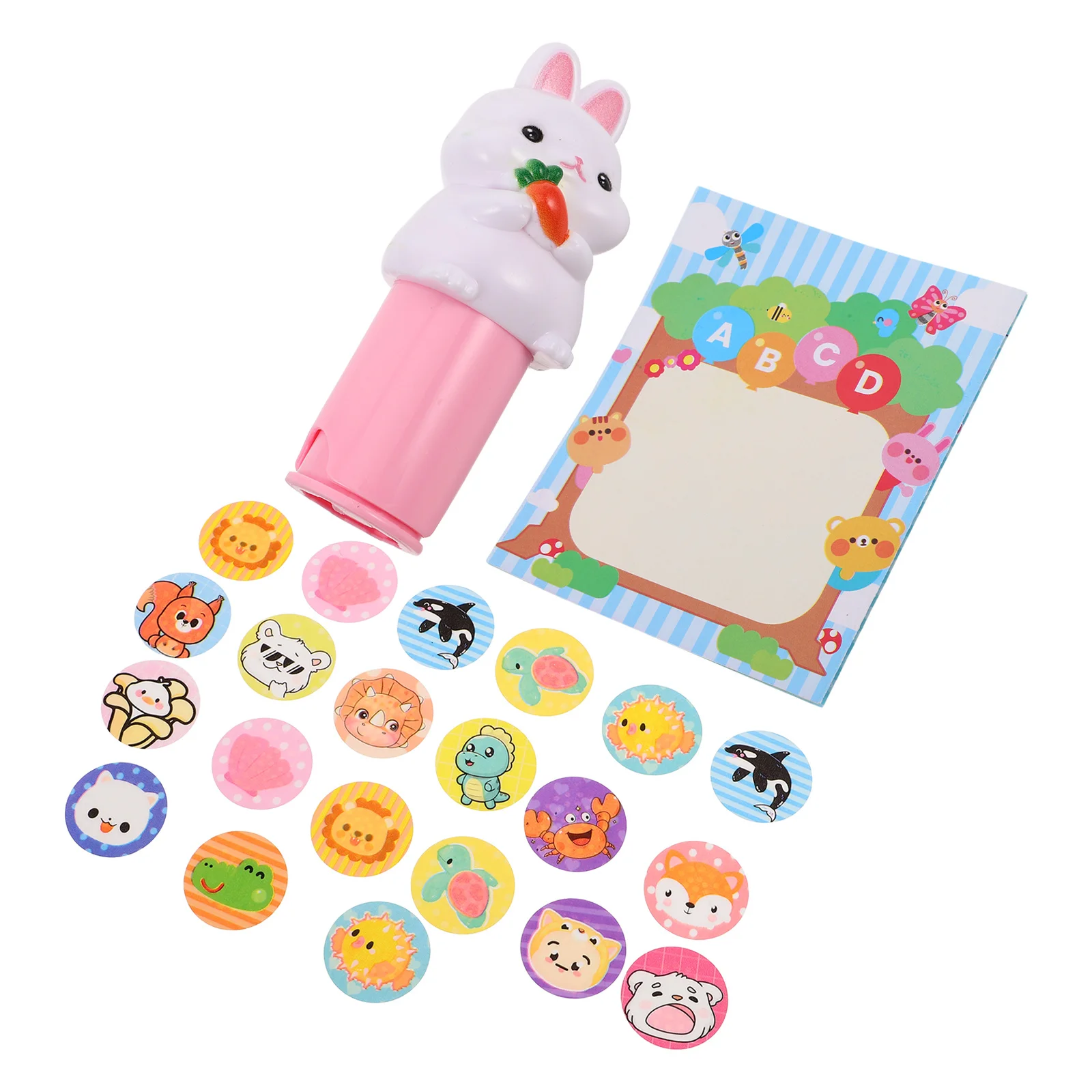 1 conjunto de adesivos de vedação de desenho animado para crianças, à prova d'água, projetos de artesanato diy, desenvolvimento de habilidades motoras finas, recompensa, brinquedo adesivo de vedação para crianças