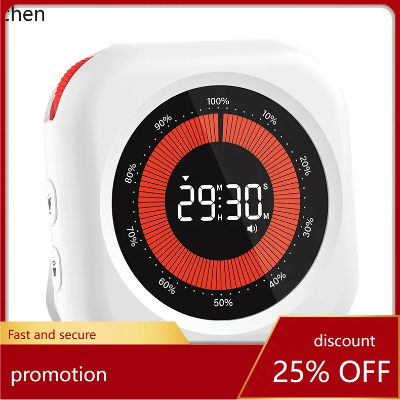 Zml new visual timer: minimalist dual-knob countdown with dynamic progress bar – your self-discipline power-up