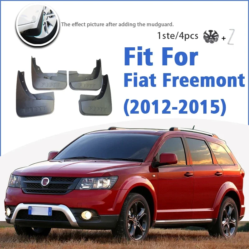 

For Fiat Freemont 2012 2013 2014 2015 Mudflaps Fender Mud Flap Guards Splash Mudguard Car Accessories Front Rear 4pcs