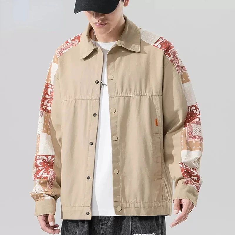 

Весенняя куртка varsity, мужская верхняя одежда с цветным принтом, осенняя Модная Повседневная ветровка большого размера, пальто, бейсбольные куртки унисекс