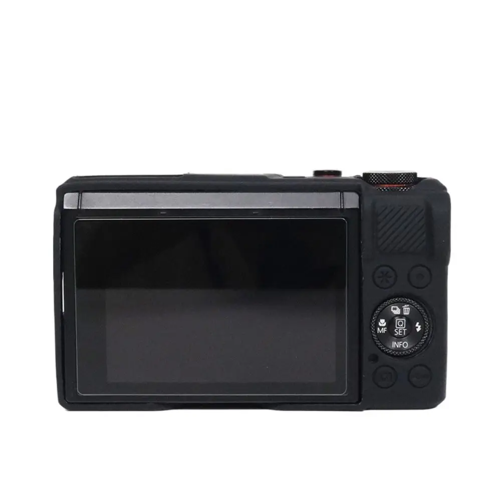 소프트 실리콘 고무 아머 카메라 바디 케이스 캐논 G7X Mark II III G7XII G7X2 G7XIII G7X3 충격 방지 커버 렌즈 캡 포함