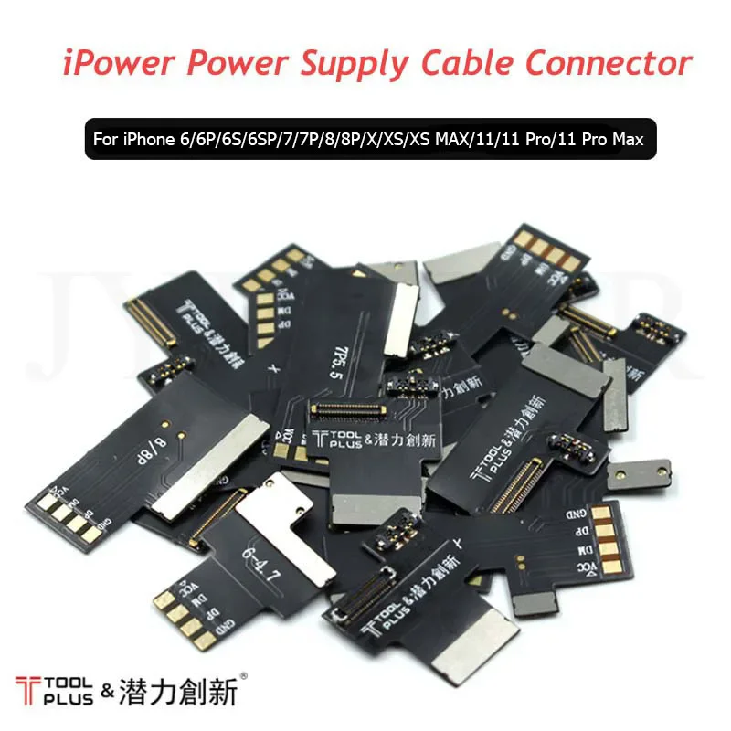 Qianli iPower/ Pro Power Supply iPower Test Cable Connector Buckle Terminal Clip For iPhone 6 6P 6S Plus 7 7P 8 XS MAX 11 Pro MA