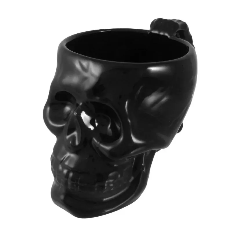 Creative Skull Ceramic Mug, Beer Mug, Tankard Coffee Cup, Retro Style Tea Mug, Pub Bar Party, Halloween Gift
