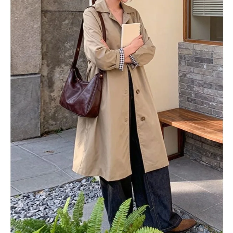 

Outdoor Commuter Trench Coat Versatile Jacket 2026 New Medium and Long Coat Temperament Simple and High-end Wear