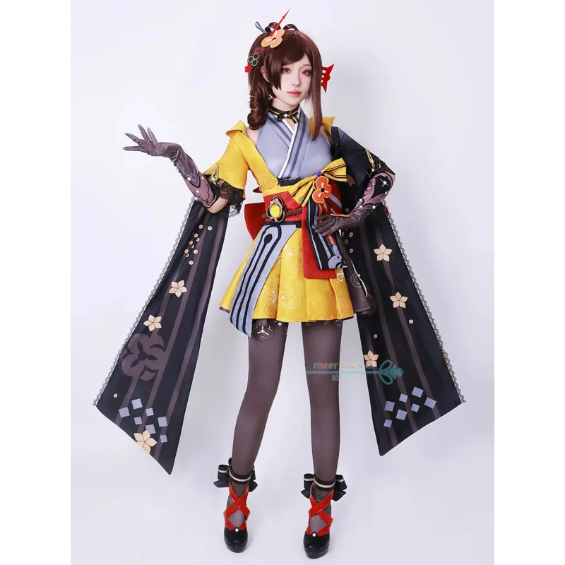 Chiori Cosplay jeu Genshinimpact Chiori impression 3D Cosplay Costume robe perruque chaussures Anime jeu de rôle carnaval fête vêtements