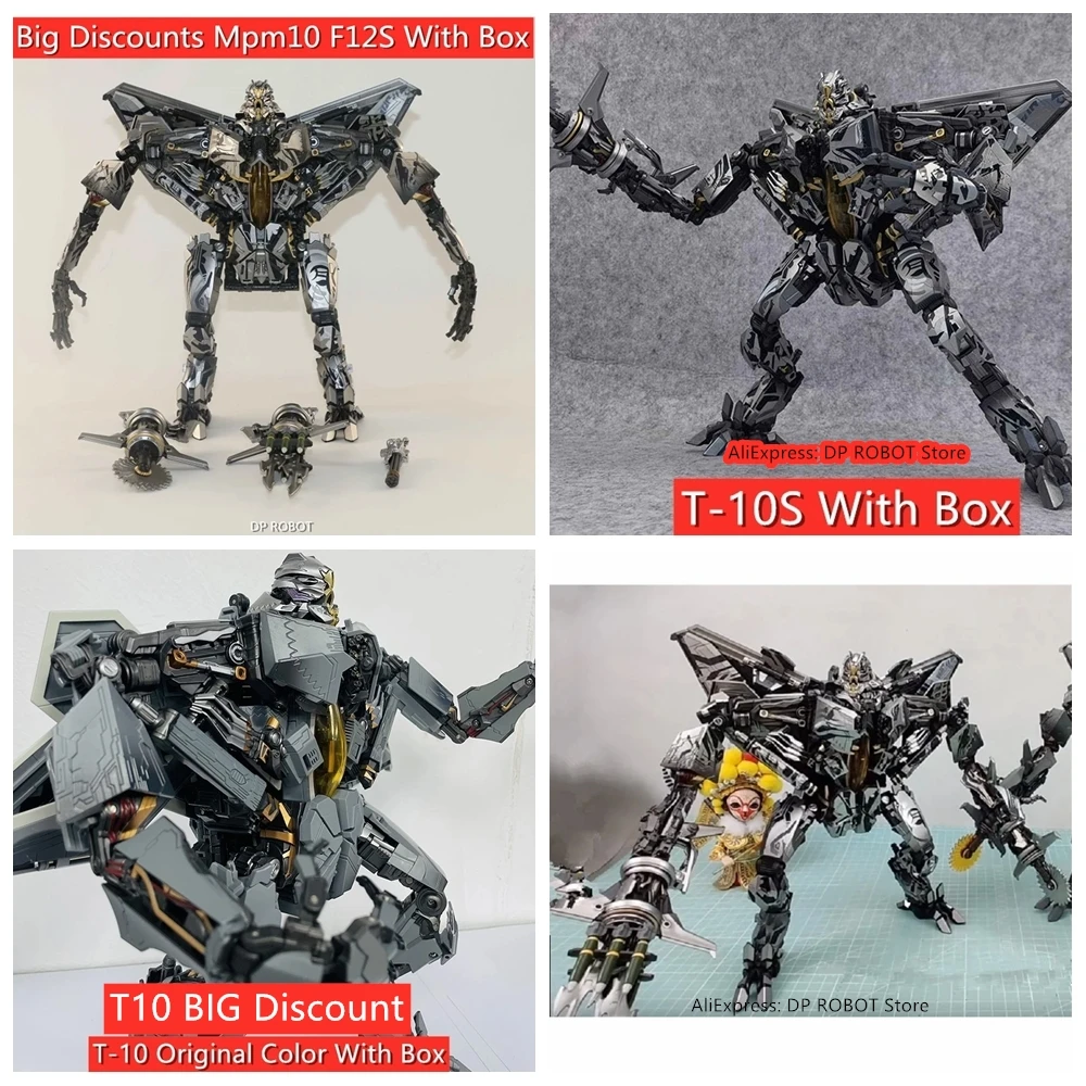 F-12S F12S MPM-10 T10 T-10S T10S Oversized Transformation Cybertron Starscream Movie Version MPM10 Action Figure KO Robot