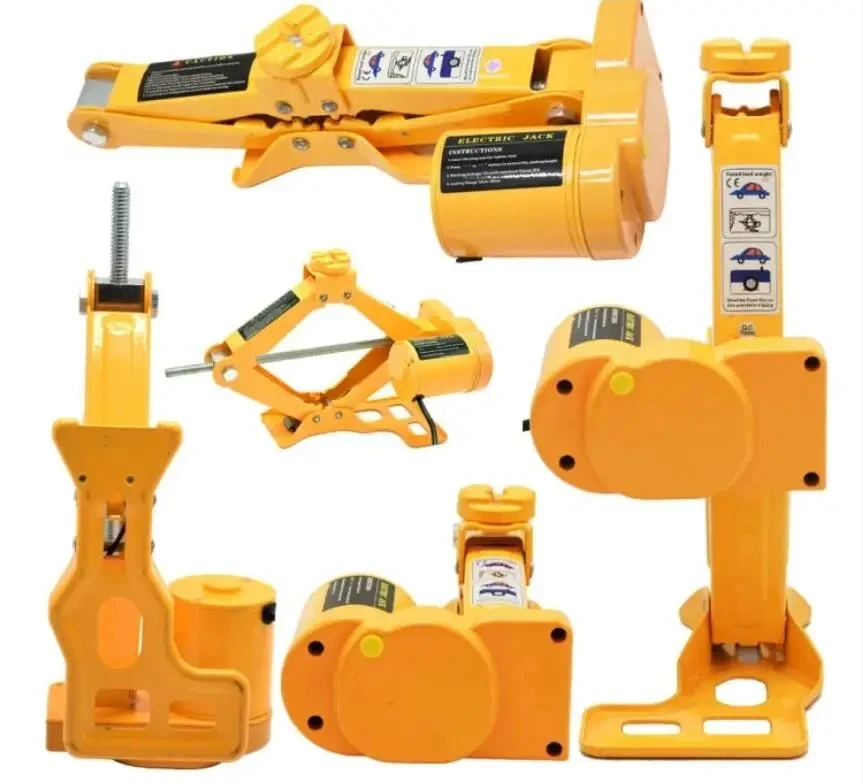 

Portable 3T Electric Car Hydraulic Jack Vehicle Automotive Tools 5 Ton Car 12v Electric Car Scissor Floor Jack