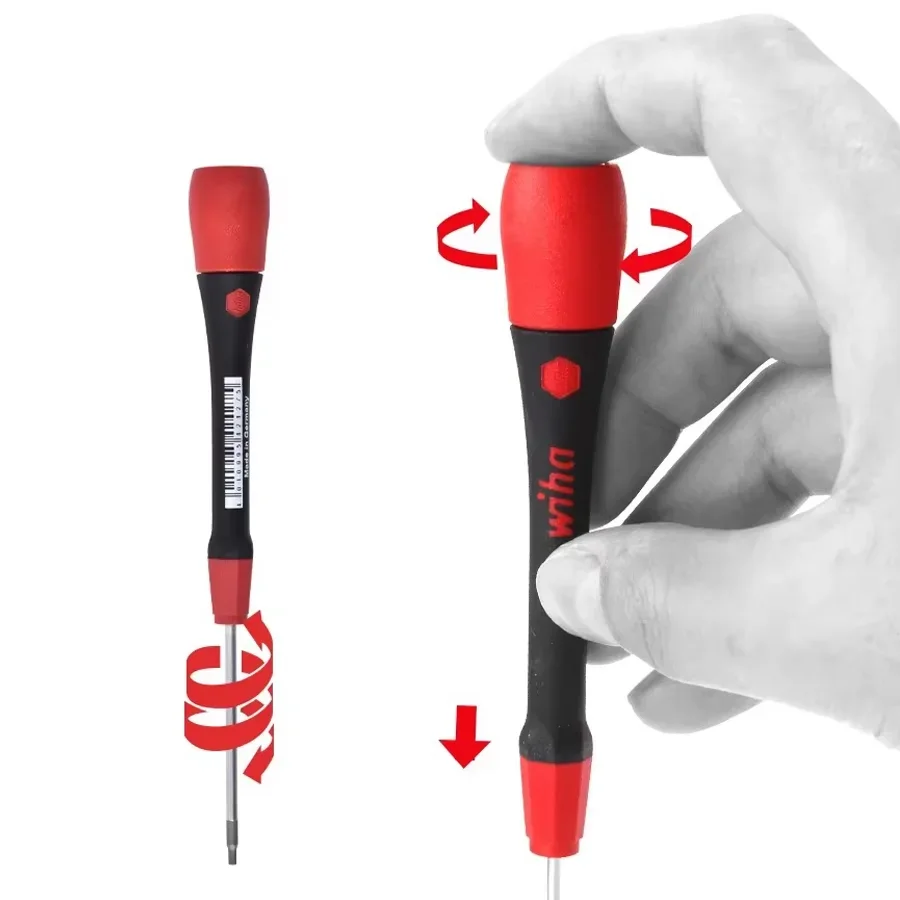 WIHA 42991 طقم مفك برغي 7 قطعة PicoFinish فيليبس مشقوق مقبض مريح تصميم عملية مريحة أداة Wiha #5