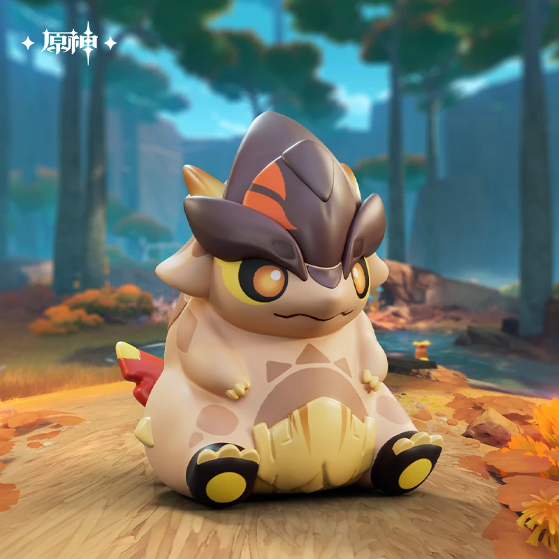 

Подлинная Genshin Impact Natlan Dragon Tepetlisauri мультяшные куклы аниме дракон ПВХ статуя модель украшения праздничный подарок