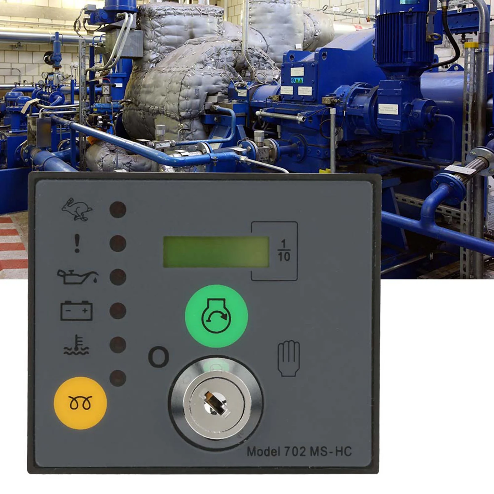 Generator Controller Module DSE702MS Generator Controller Generator Control Panel Manual Start Module Generator Control Panel